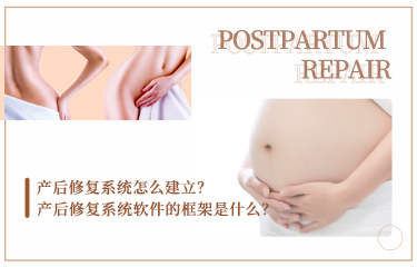 產后恢復系統怎么建立？產后恢復系統軟件的框架是什么？